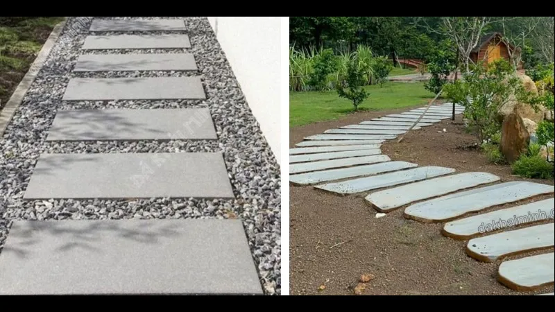 Lối đá mộc mạc