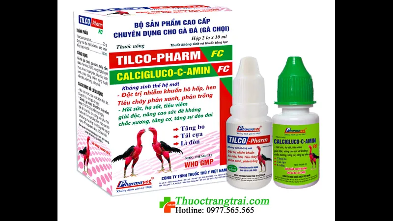 Thuốc cơ bản cho gà đá